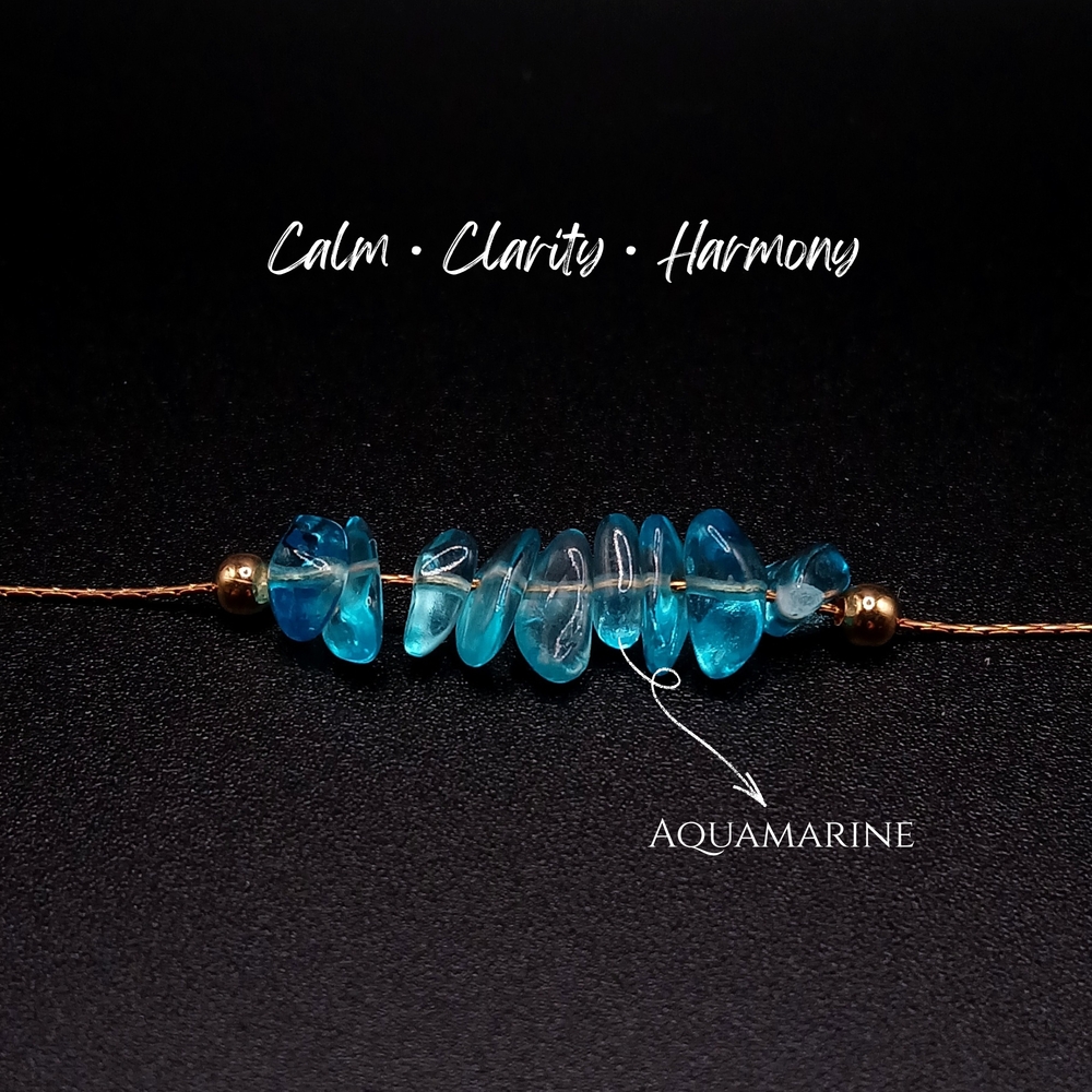Aquamarine Gemstone Bracelet